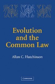 bokomslag Evolution and the Common Law