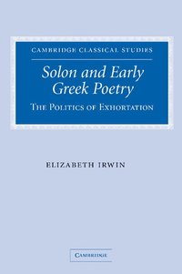 bokomslag Solon and Early Greek Poetry