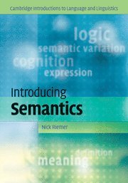 Nick Riemer, Nick (University of Sydney) Riemer - Introducing Semantics, Inbunden