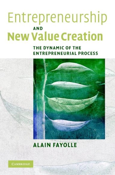 Alain Fayolle - Entrepreneurship and New Value Creation, Inbunden