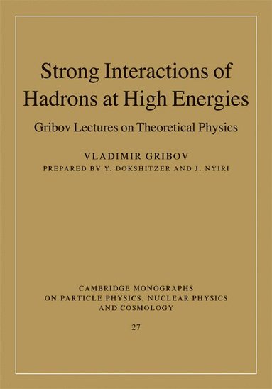 bokomslag Strong Interactions of Hadrons at High Energies