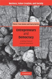 bokomslag Entrepreneurs and Democracy