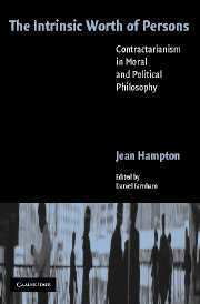 Jean Hampton, Daniel Farnham - The Intrinsic Worth of Persons, Inbunden