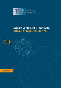 bokomslag Dispute Settlement Reports 2003