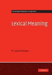 bokomslag Lexical Meaning