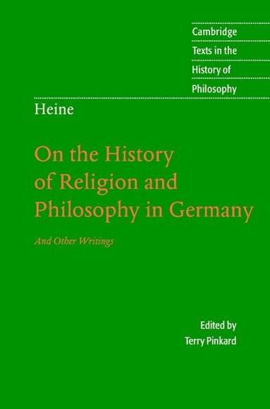 bokomslag Heine: 'On the History of Religion and Philosophy in Germany'