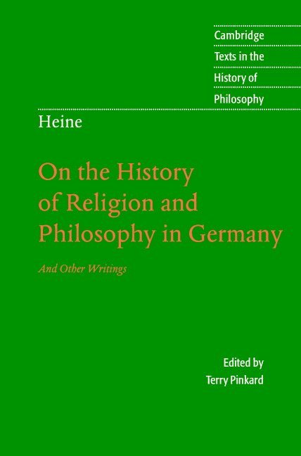 Heine: 'On the History of Religion and Philosophy in Germany' 1