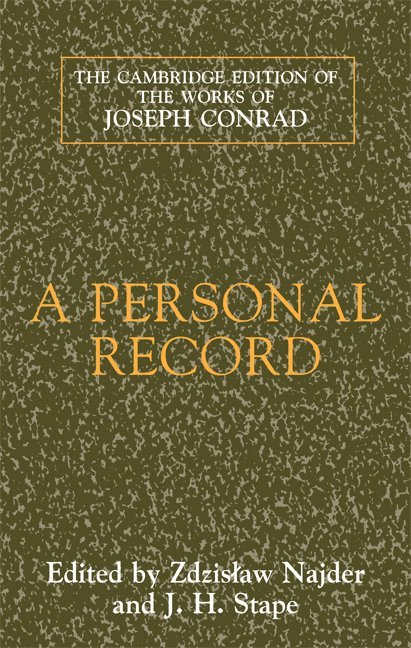 A Personal Record 1