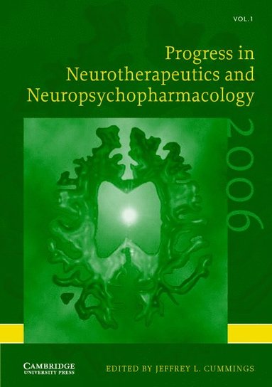 bokomslag Progress in Neurotherapeutics and Neuropsychopharmacology: Volume 1, 2006