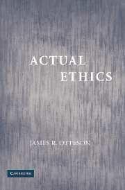 James R. Otteson - Actual Ethics, Inbunden