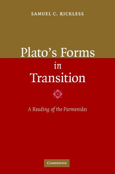 bokomslag Plato's Forms in Transition: A Reading of the Parmenides