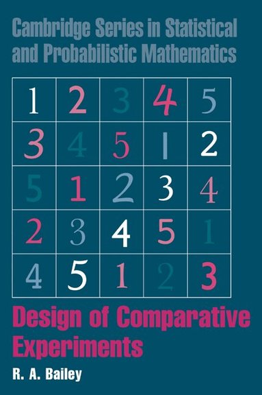 R. A. Bailey - Design of Comparative Experiments, Inbunden