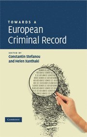 bokomslag Towards a European Criminal Record