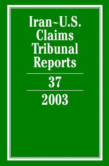 bokomslag Iran-U.S. Claims Tribunal Reports