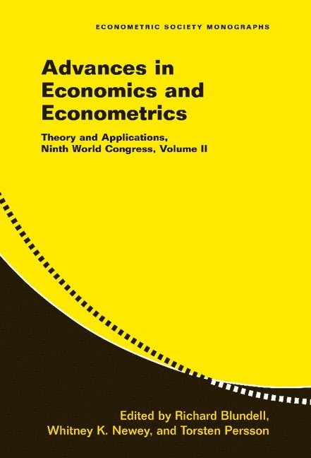 Advances in Economics and Econometrics: Volume 2 1