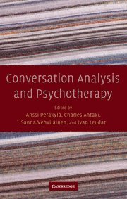 bokomslag Conversation Analysis and Psychotherapy