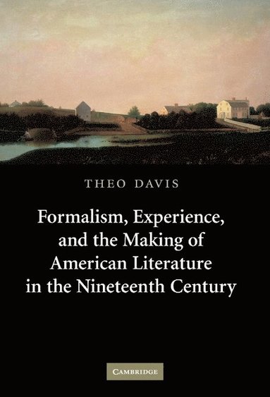 bokomslag Formalism, Experience, and the Making of American Literature in the Nineteenth Century