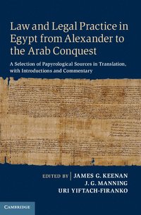 bokomslag Law and Legal Practice in Egypt from Alexander to the Arab Conquest