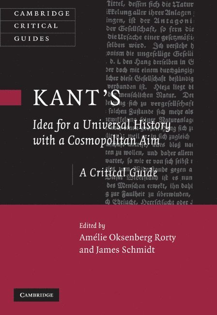 Kant's Idea for a Universal History with a Cosmopolitan Aim 1