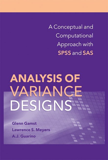 Analysis of Variance Designs 1