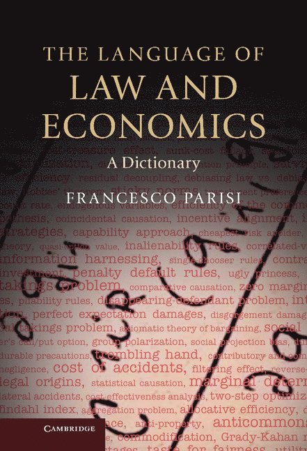 Francesco Parisi, Francesco (University of Minnesota) Parisi - Language of Law and Economics, Inbunden