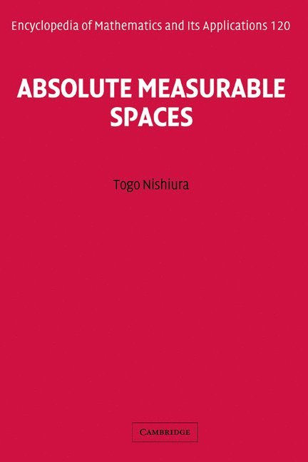 Absolute Measurable Spaces 1