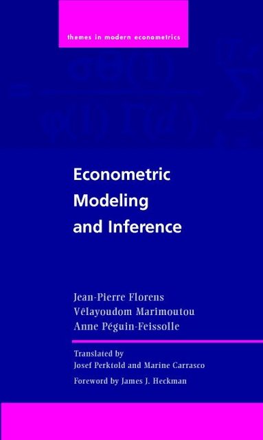 Jean-Pierre Florens, Velayoudom Marimoutou, Anne Peguin-Feissolle - Econometric Modeling and Inference, Inbunden