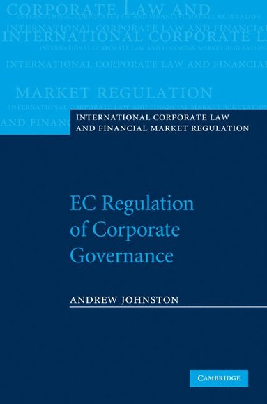 bokomslag EC Regulation of Corporate Governance