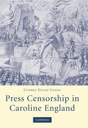 bokomslag Press Censorship in Caroline England