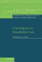 Convergence in Shareholder Law 1