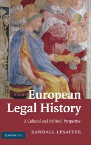 European Legal History 1