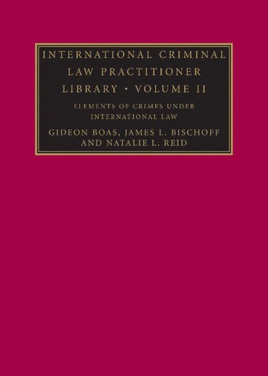 bokomslag International Criminal Law Practitioner Library