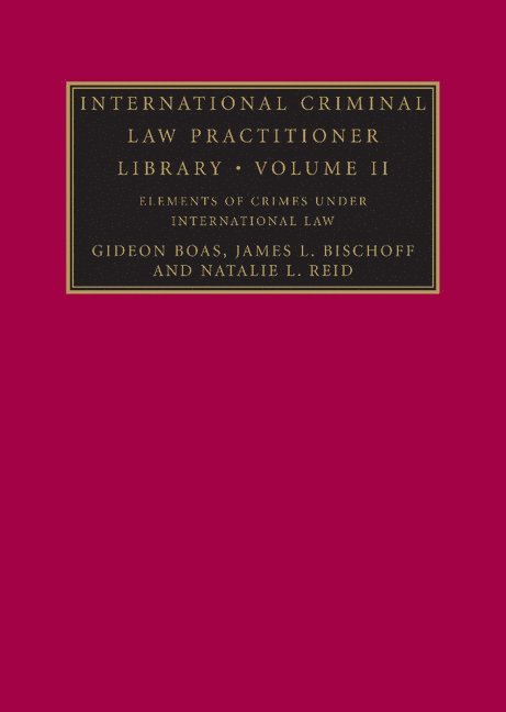 International Criminal Law Practitioner Library 1