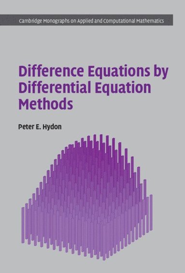 bokomslag Difference Equations by Differential Equation Methods
