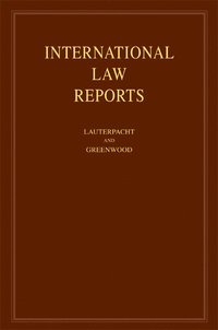 bokomslag International Law Reports: Volume 134