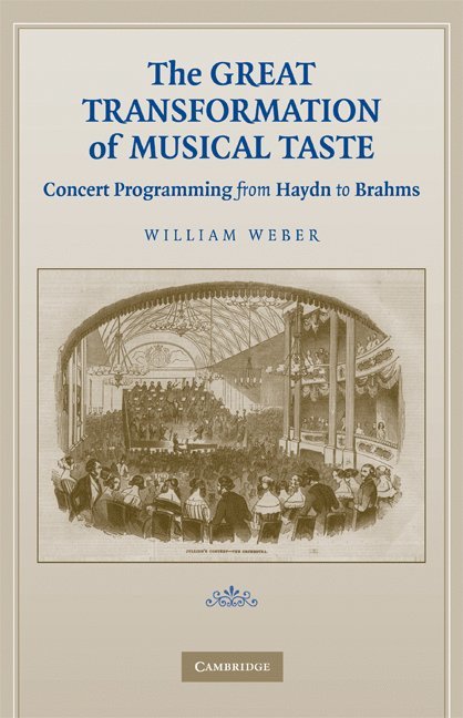 Long Beach) Weber, William (California State University, William Weber - The Great Transformation of Musical Taste, Inbunden