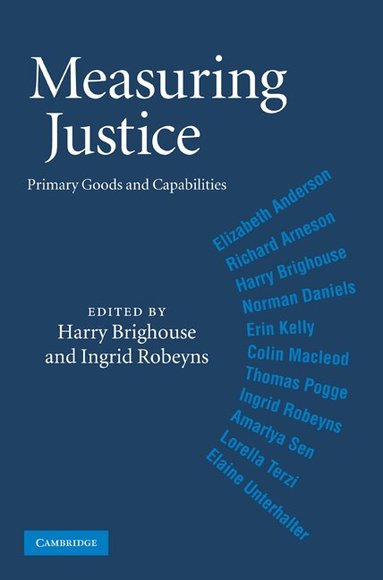 Harry Brighouse, Ingrid Robeyns - Measuring Justice, Inbunden