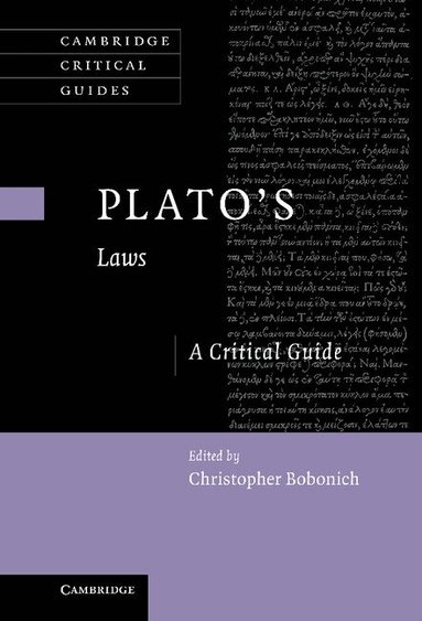 Christopher Bobonich - Plato's 'Laws', Inbunden