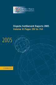 bokomslag Dispute Settlement Reports 2005