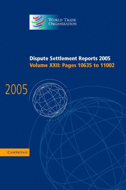 Dispute Settlement Reports 2005 1