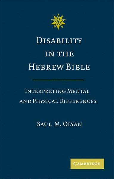 bokomslag Disability in the Hebrew Bible