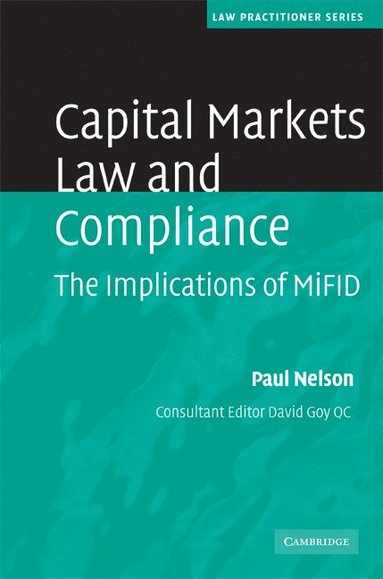 bokomslag Capital Markets Law and Compliance