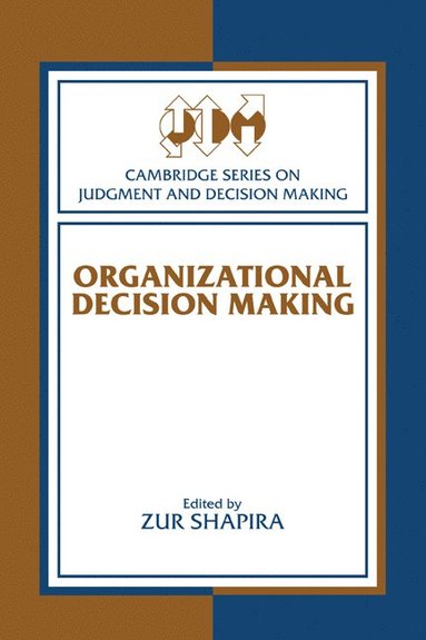 bokomslag Organizational Decision Making