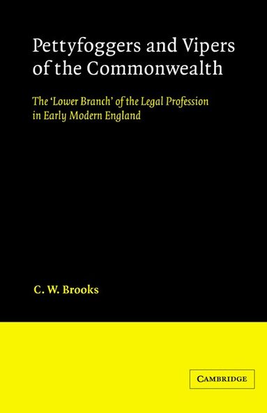 C. W. Brooks, John H. Baker - Pettyfoggers and Vipers of the Commonwealth, Häftad