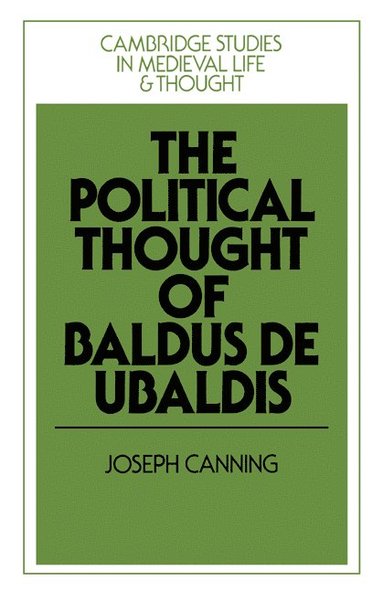 bokomslag The Political Thought of Baldus de Ubaldis