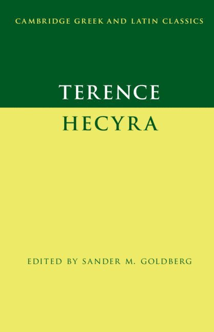 Terence, Terence,, Los Angeles) Goldberg, Sander M. (University of California, Sander M. Goldberg - Terence: Hecyra, Inbunden