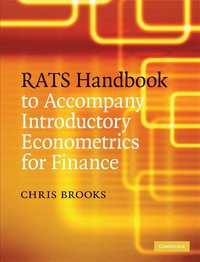 bokomslag RATS Handbook to Accompany Introductory Econometrics for Finance