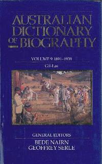 bokomslag Australian Dictionary of Biography V9