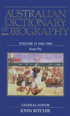 bokomslag Australian Dictionary of Biography V15