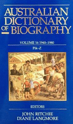 Australian Dictionary of Biography V16 1